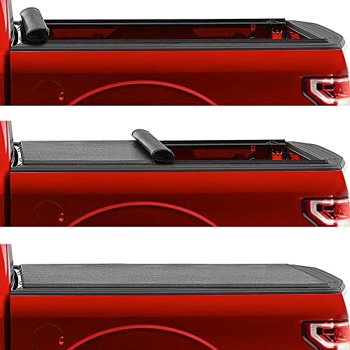 LNMTLZHHM 6' Soft Rollup Tonneau Cover Truck Bed for 2019-2020 Ford Ranger 0596